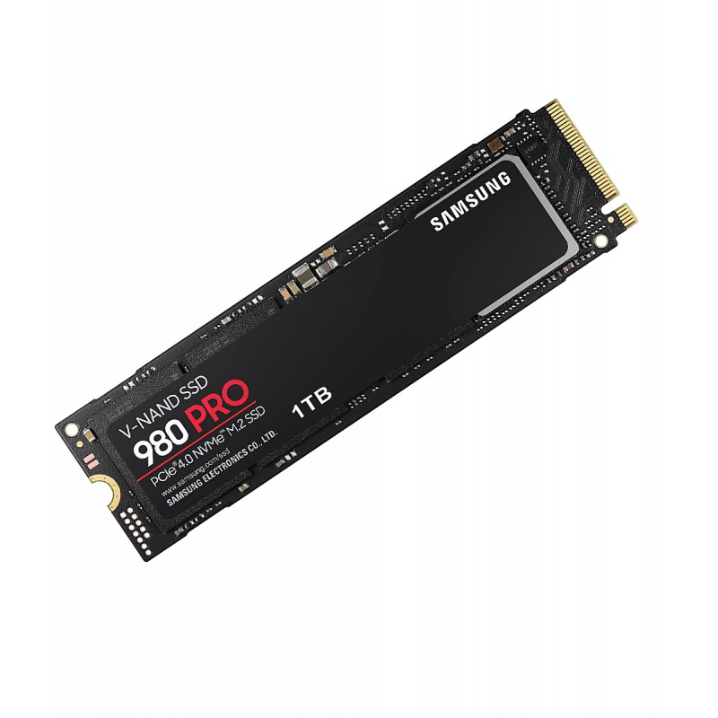 SAMSUNG 980 PRO 1 TB PCIe 4.0 (bis zu 7.000 MB/s) NVMe M.2 (2280) Internes Solid State Drive (SSD) (MZ-V8P1T0BW)